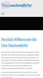 Mobile Screenshot of foto-wachendoerfer.de